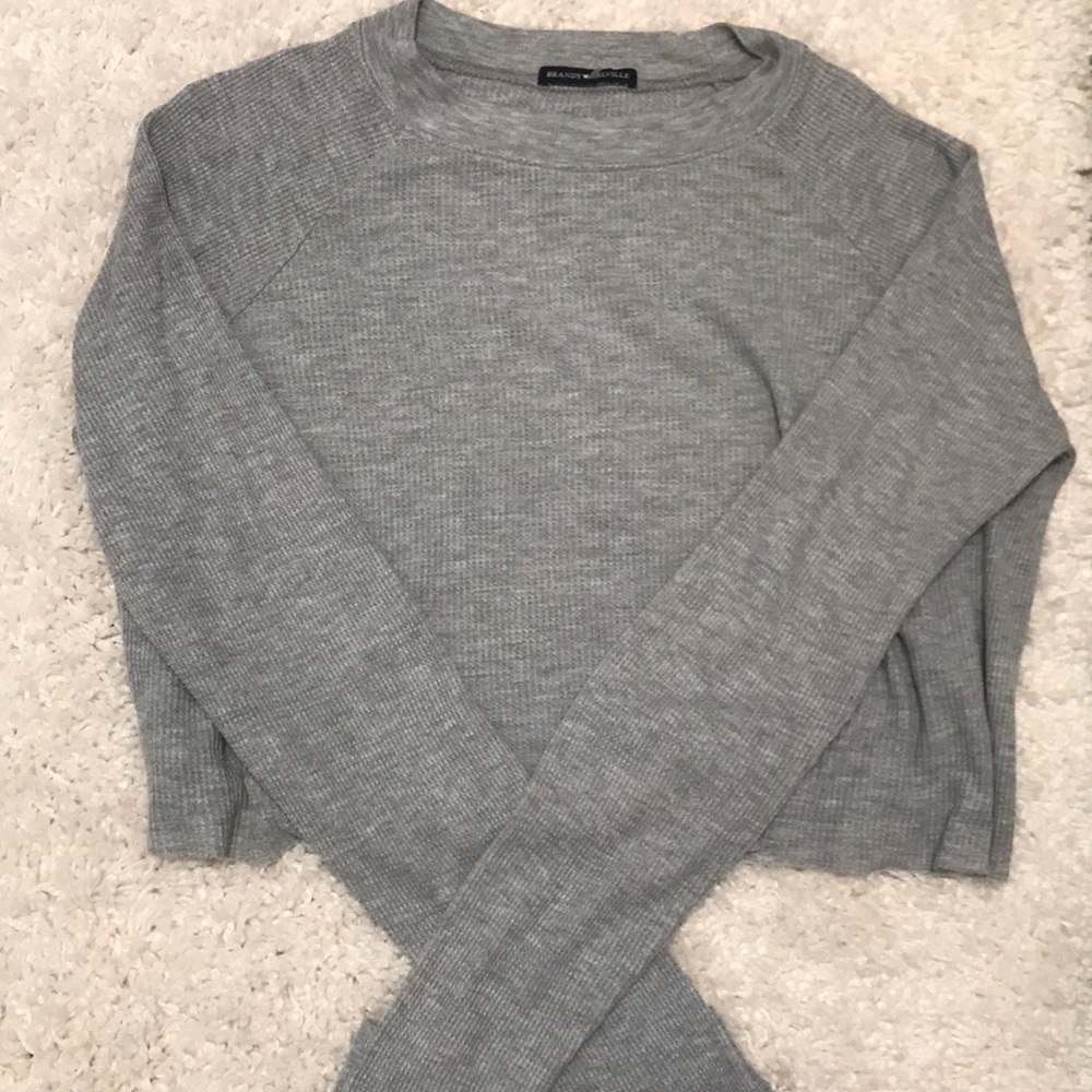 Brand Melville/ raw gem thermal sweater